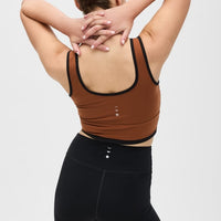 Lisse Bra Chestnut/Black - MANDOTOS INTERNATIONALTOPS