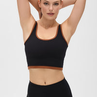 Lisse Bra Chestnut/Black - MANDOTOS INTERNATIONALTOPS