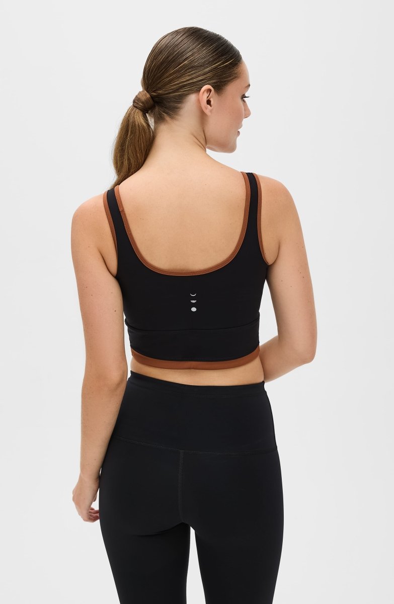 Lisse Bra Chestnut/Black - MANDOTOS INTERNATIONALTOPS