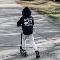 THE FINAL TRACK ATTACK HOODIE - RECYCLED BLACK - MANDOTOS INTERNATIONALBaby & Toddler Outerwear