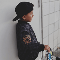 KIDS WATERPROOF LETTERMAN JACKET - CHECKERS LITTLE RAD THINGS