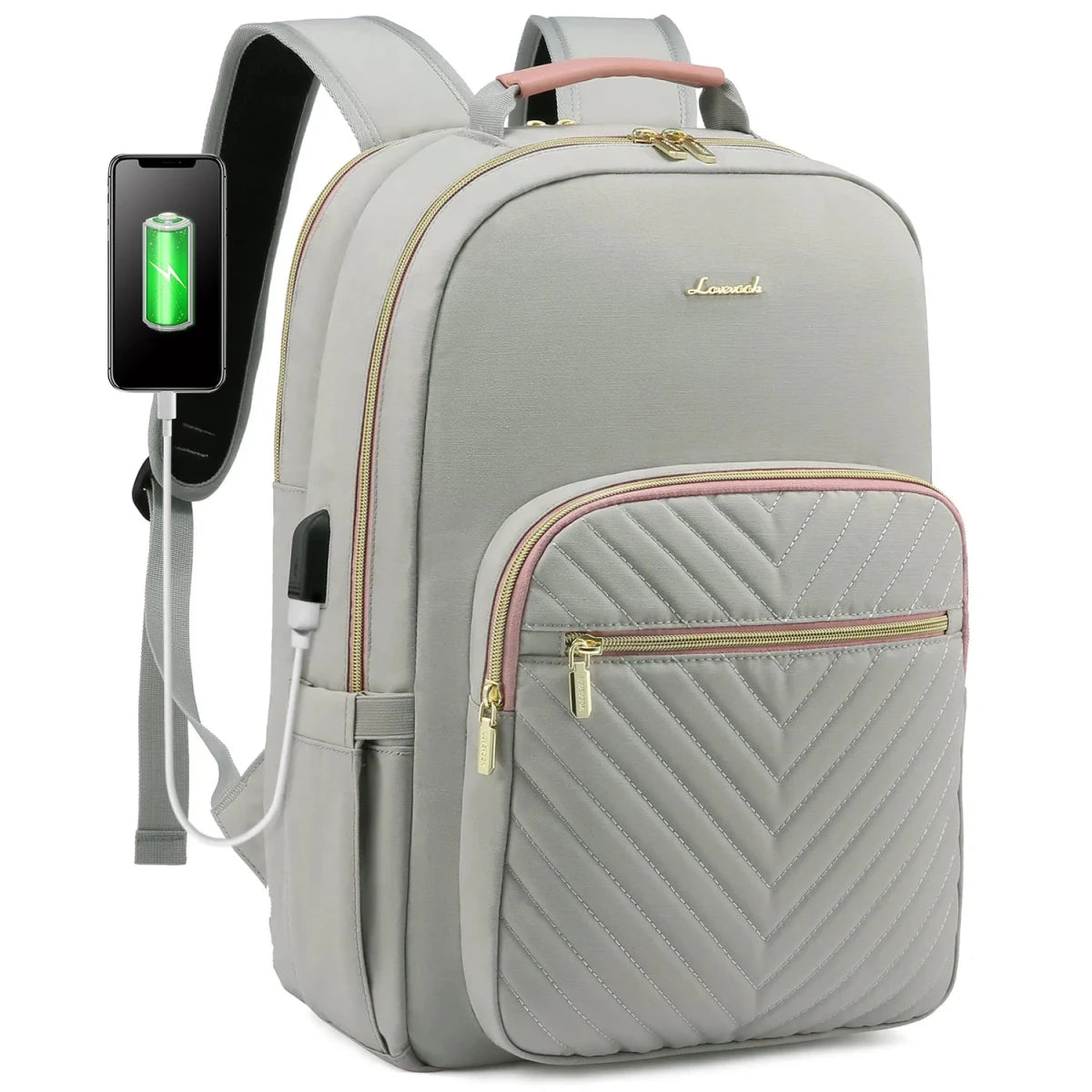 Stylish Waterproof Laptop Backpack for Women Girls - LOVEVOOK College School Bag - MANDOTOS INTERNATIONAL