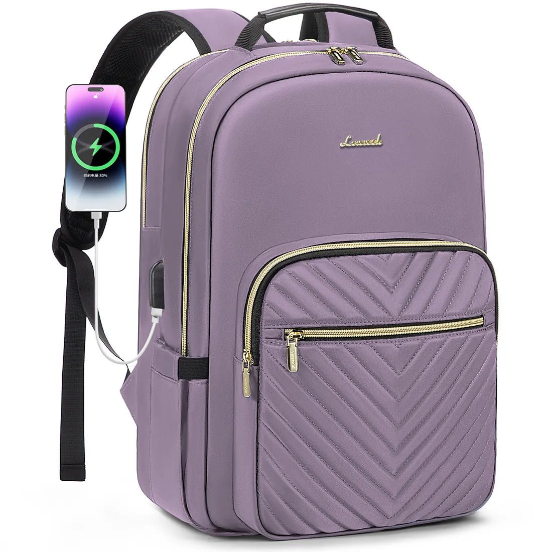 Stylish Waterproof Laptop Backpack for Women Girls - LOVEVOOK College School Bag - MANDOTOS INTERNATIONAL