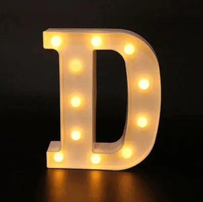 Luminous Letter Lights - MANDOTOS