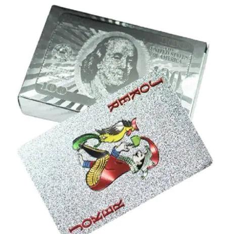 Luxe Golden Silver Poker Cards - MANDOTOS