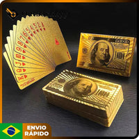 Luxe Golden Silver Poker Cards - MANDOTOS