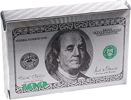 Luxe Golden Silver Poker Cards - MANDOTOS