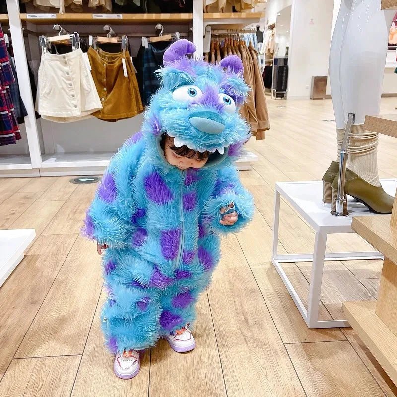 Cute Animal Baby Jumpsuit With Hooded Zipper - MANDOTOS INTERNATIONAL