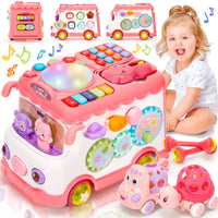 AmiDear Multifunctional Musical Toy Bus for Girls 1 - 2 - MANDOTOS INTERNATIONAL