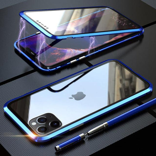 Magnetic Glass Protective Cover For Various Types Of Mobile Phone Cases - MANDOTOS