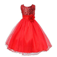 Baby Sequin Dress Flower Girl Wedding Princess Dress MANDOTOS