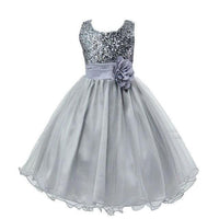 Baby Sequin Dress Flower Girl Wedding Princess Dress MANDOTOS