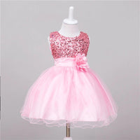 Baby Sequin Dress Flower Girl Wedding Princess Dress MANDOTOS