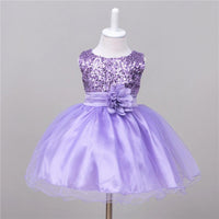 Baby Sequin Dress Flower Girl Wedding Princess Dress MANDOTOS