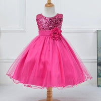 Baby Sequin Dress Flower Girl Wedding Princess Dress MANDOTOS