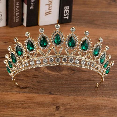 Elegant bridal crown by MANDOTOS featuring alloy and diamond accents, perfect for wedding and fashion headdresses