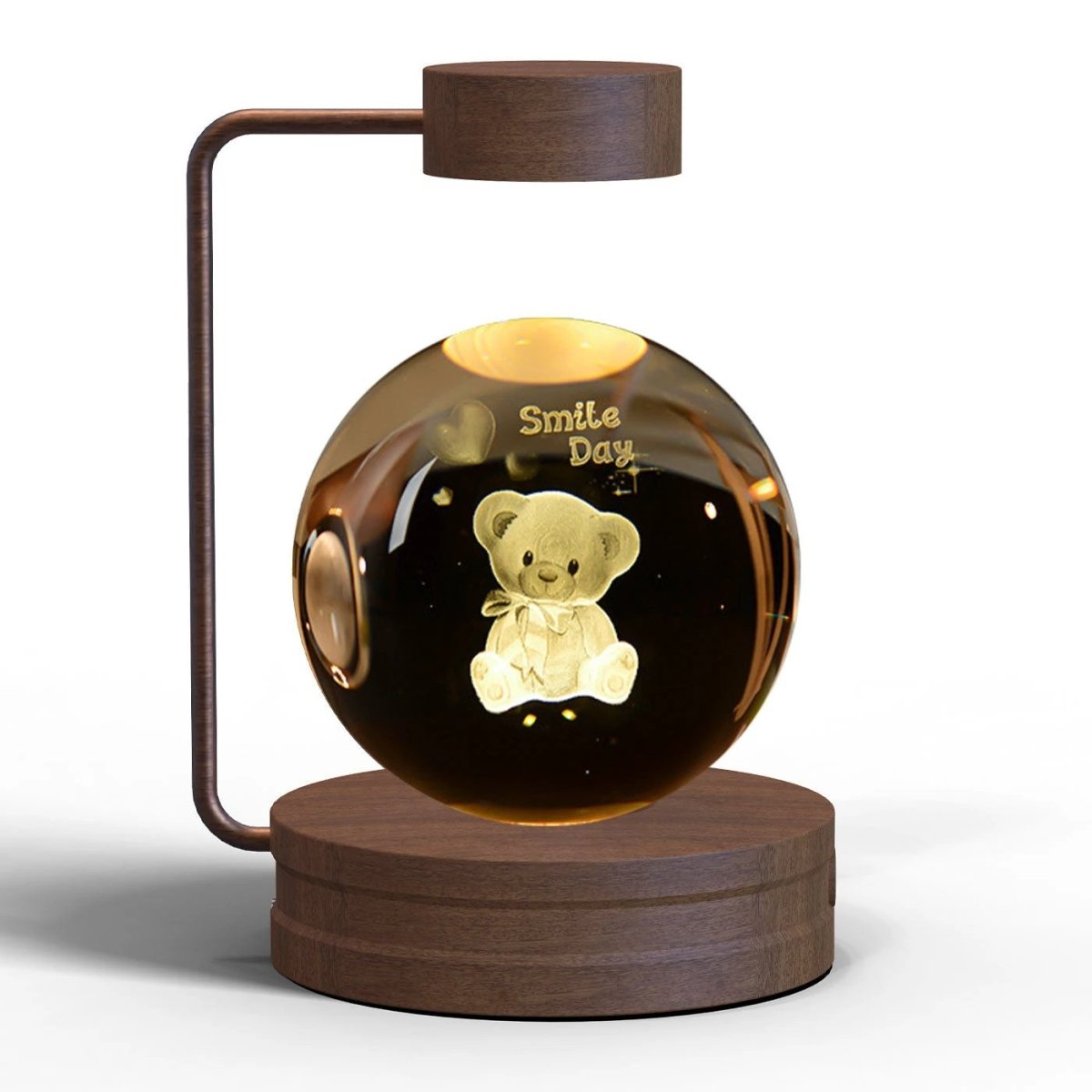 Crystal Ball Cosmic Dinosaur Indoor Night Light USB Power Warm Bedside Light Birthday Gift Night Lamp MANDOTOS