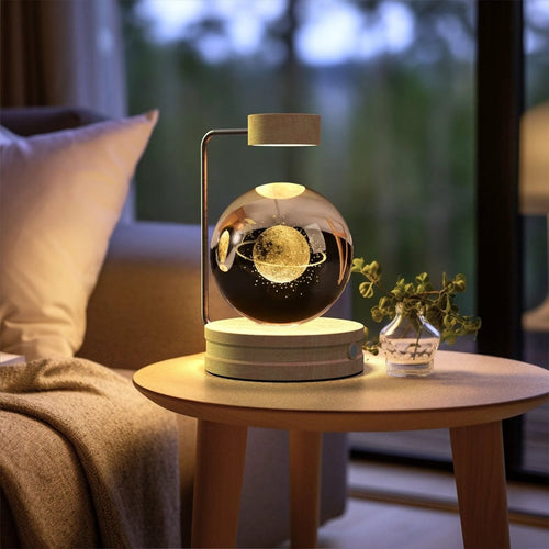 Crystal Ball Cosmic Dinosaur Indoor Night Light USB Power Warm Bedside Light Birthday Gift Night Lamp MANDOTOS