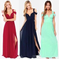 Long Floor Length Elegant Greek Style Pleated Dress MANDOTOS