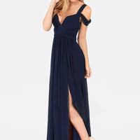 Long Floor Length Elegant Greek Style Pleated Dress MANDOTOS
