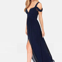 Long Floor Length Elegant Greek Style Pleated Dress MANDOTOS