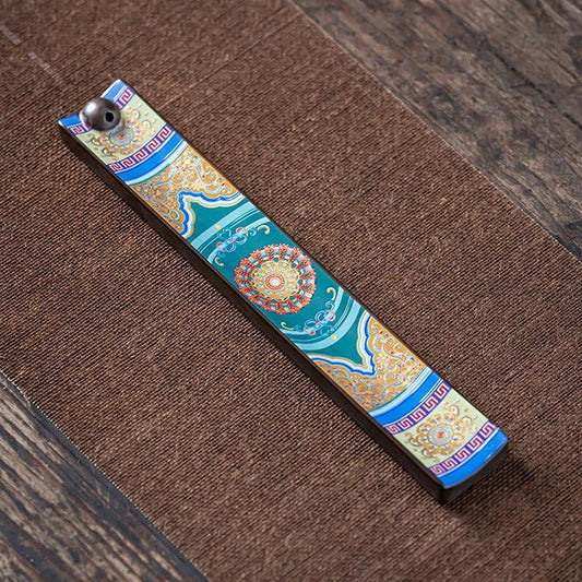 Mandotos Enamel Wire Incense Burner Ceramic Cloisonne Ornament For Tea Ceremony Ambience Home Decor MANDOTOS