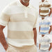 Mens Clothing Summer Fashion Lapel Sweater Short Sleeve Men Clothing Men Wears MANDOTOS