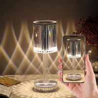 New Crystal Table Lamp Hotel Decoration Diamond Romantic Warm Led For Home Decor Romantic Gift Night Light MANDOTOS