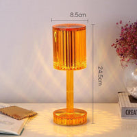 New Crystal Table Lamp Hotel Decoration Diamond Romantic Warm Led For Home Decor Romantic Gift Night Light MANDOTOS