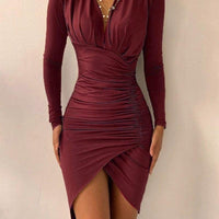 New Printed Slim Dresses For Women MANDOTOS
