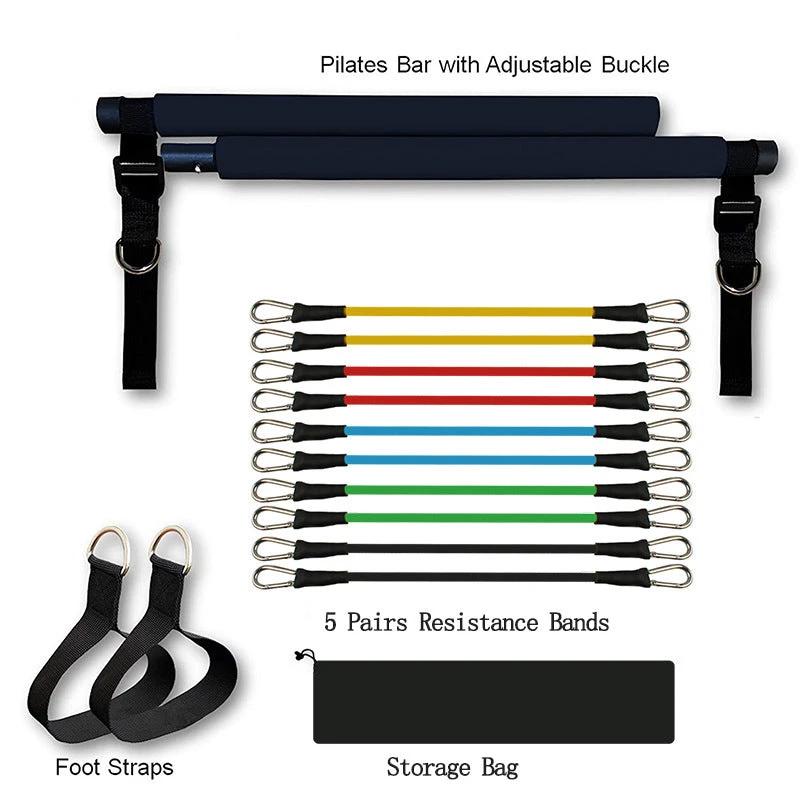 Portable Pilates Bar for Versatile Resistance Training | Elevate Your Fitness Journey! - MANDOTOS