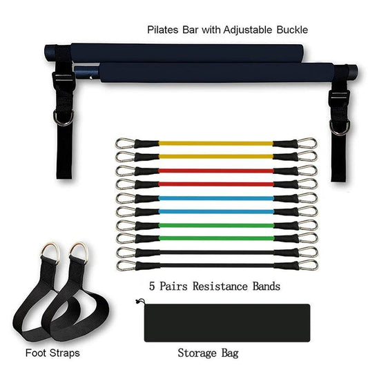 Portable Pilates Bar for Versatile Resistance Training | Elevate Your Fitness Journey! - MANDOTOS