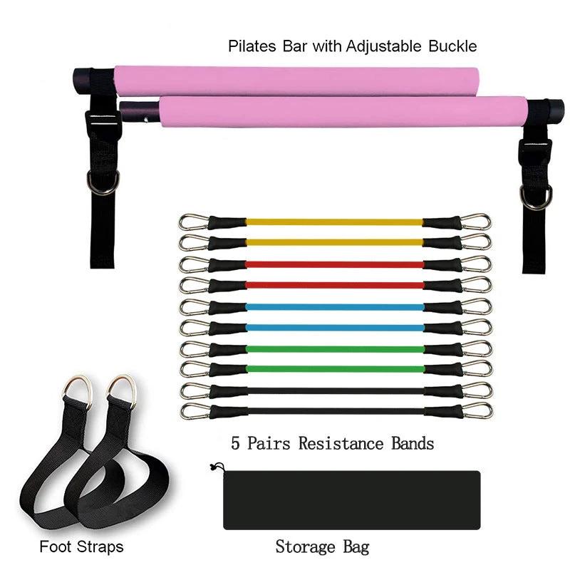 Portable Pilates Bar for Versatile Resistance Training | Elevate Your Fitness Journey! - MANDOTOS