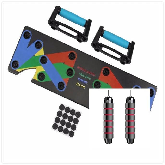 Push Up Rack Edge 9 in 1 Body Building Exercise Fitness Tools Women Men Push-Up Display Shelves and Raisers For GYM Training Body drop shipping Mandotos