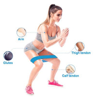 Mandotos resistance bands for fitness and yoga, elastic rubber exercise bands for bodybuilding, gym workouts, and sports training.
