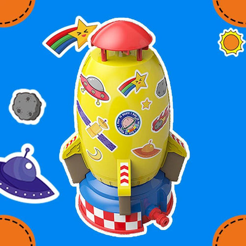 Rocket Launcher Toys Outdoor Rocket Water Pressure Lift Sprinkler Toy  Interaction In Garden Lawn Water Spray Toys For Kids Summer Gadgets MANDOTOS