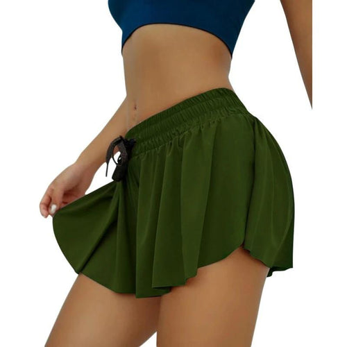 Scrunch-Skirt Cycling-Biker-Shorts Butt Gym-Workout Marathon Running Women for Girls Mandotos