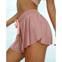 Mandotos scrunch skirt cycling biker shorts for women, ideal for gym, running, and marathon workouts, with a stylish fit.