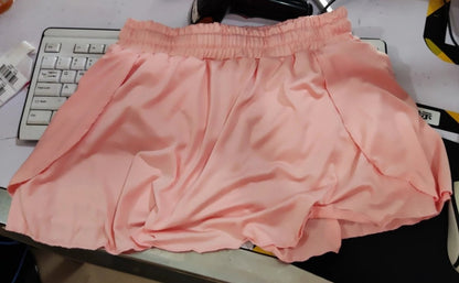 Scrunch-Skirt Cycling-Biker-Shorts Butt Gym-Workout Marathon Running Women for Girls Mandotos
