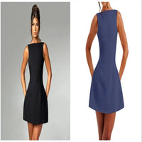 Sexy Slim-fitting Backless Dress Summer Sleeveless Short Dresses MANDOTOS