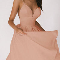 Sexy V-neck Suspender Dress Summer Fashion A-Line Long Dresses For Women MANDOTOS