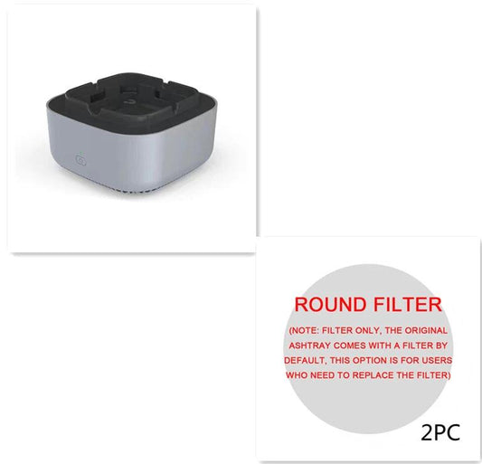 MANDOTOS smoke removal air purifying ashtray for cars, automatic and portable with anion purification technology.