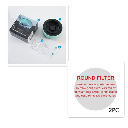 MANDOTOS smoke removal air purification ashtray for cars, automatic, portable gadget with anion purification and practical design.