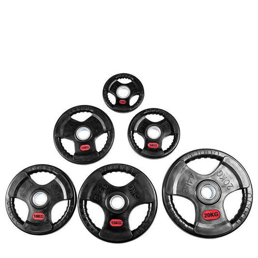 Special Three-Hole Rubber Bag For Gym Weightlifting Barbell Rubber Barbell Mandotos