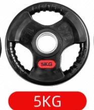 Special Three-Hole Rubber Bag For Gym Weightlifting Barbell Rubber Barbell Mandotos