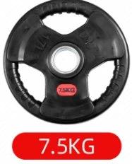 Special Three-Hole Rubber Bag For Gym Weightlifting Barbell Rubber Barbell Mandotos