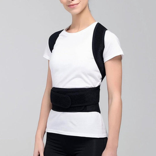 Mandotos spine bending posture corrector worn on back, designed to improve posture and support spinal alignment.