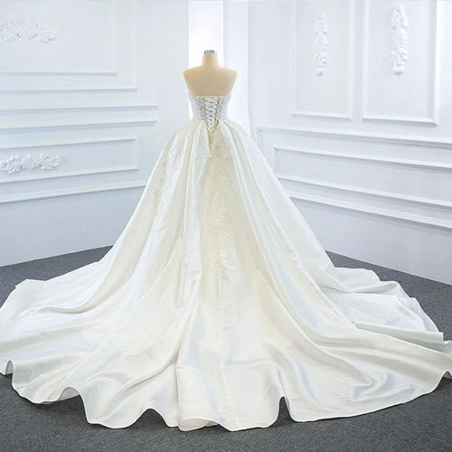 The Wedding Dress Wears Two Fishtail Tail Tube Tops, The Temperament Is Thin And Dreamy MANDOTOS