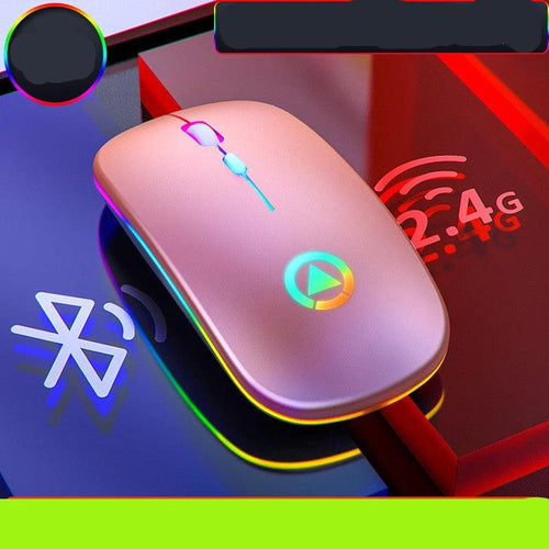 Mandotos wireless charging Bluetooth mouse with sleek design and ergonomic shape for comfortable use and easy connectivity.