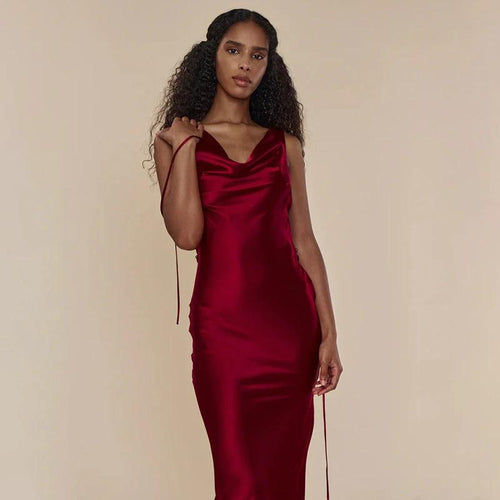 Women's Clothing Banquet Style Evening Lace Up Long Dress MANDOTOS